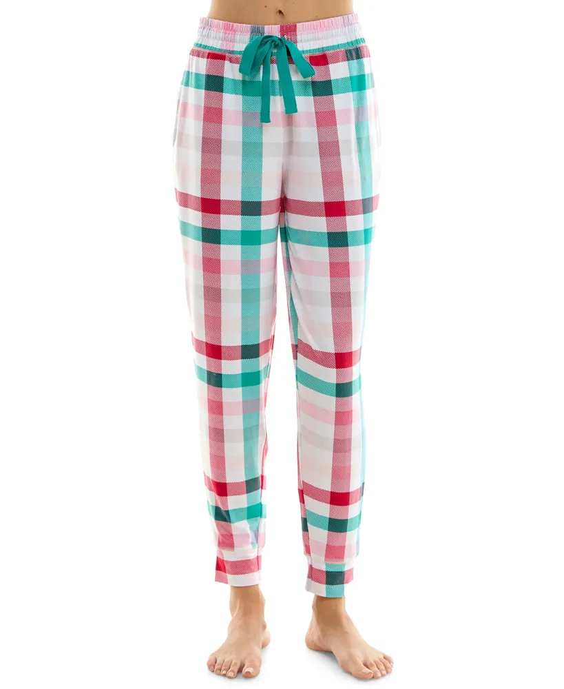 Roudelain Women's Printed Drawstring Jogger Pajama Pants