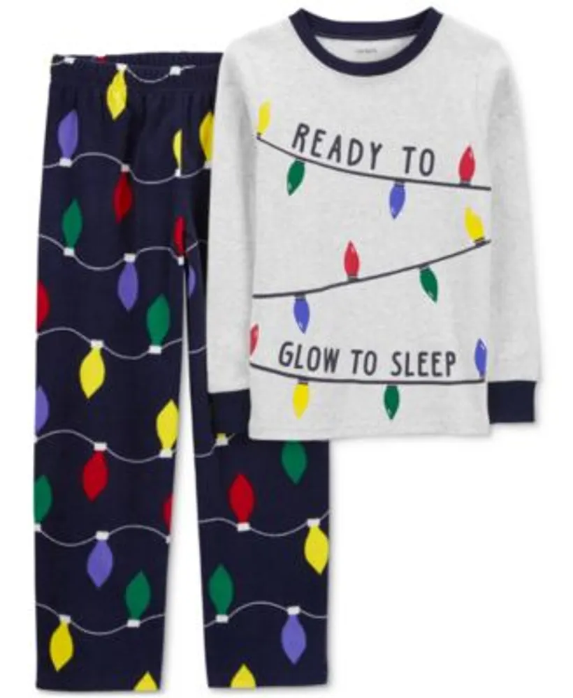 Carters Baby Toddler Big Kids Adult Holiday Lights Pajamas
