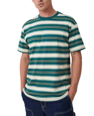 Cotton On Men's Loose Fit Stripe T-shirt