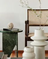 Grace 20" Marble Round Accent Table