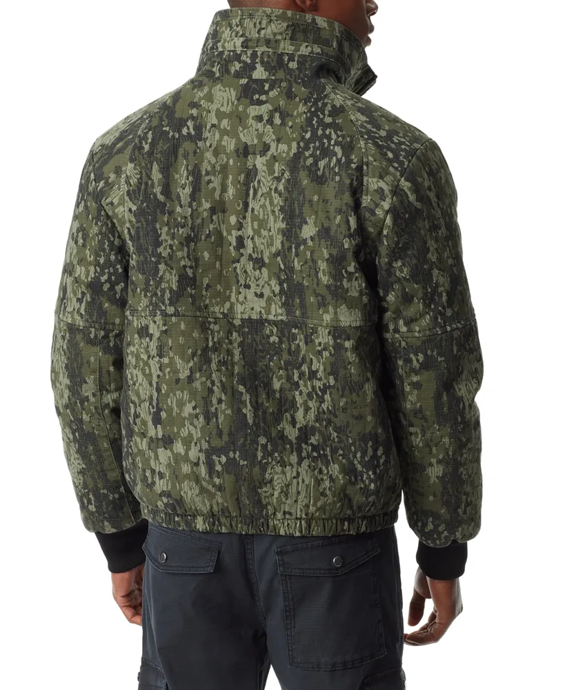 Bass Outdoor Men's Quilted Zip-Front Bomber Jacket