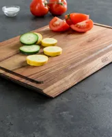 Dexas Acacia Forty-Five Cutting Board with Well