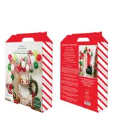 Cr Gibson Signature Candy Cane Holiday Balloon Garland with 63 Balloons