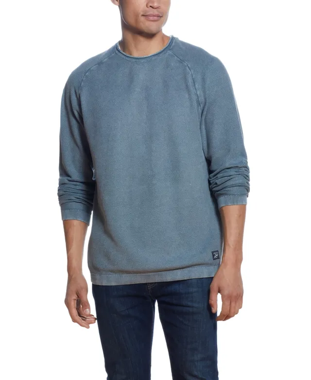 Weatherproof Vintage Men's Stonewash Long Sleeve Sweater