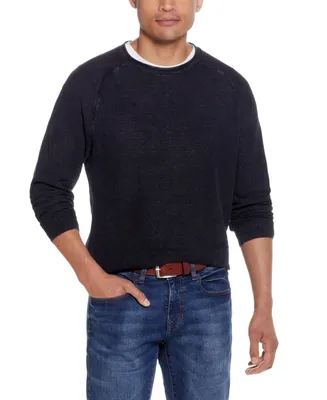 Weatherproof Vintage Men's Stonewash Long Sleeve Sweater