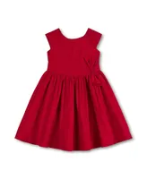 Hope & Henry Baby Girls Cap Sleeve Party Dress with Bow Sash