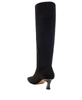 Katy Perry Women's The Zaharrah Square Toe Kitten Heel Regular Calf Boots