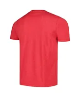 Men's and Women's Homage Red Beavis and Butt-Head Tri-Blend T-shirt