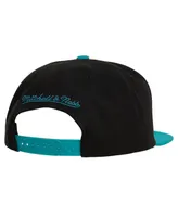 Men's Mitchell & Ness Black San Jose Sharks Core Team Ground 2.0 Snapback Hat