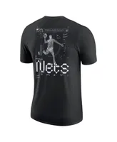 Men's Nike Black Brooklyn Nets Courtside Air Traffic Control Max90 T-shirt