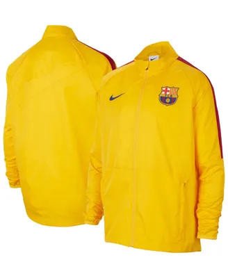Big Boys Nike Yellow Barcelona Academy Awf Raglan Full-Zip Jacket