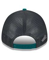 Preschool Boys and Girls New Era Graphite, Green New York Jets Reflect 9FORTY Adjustable Hat