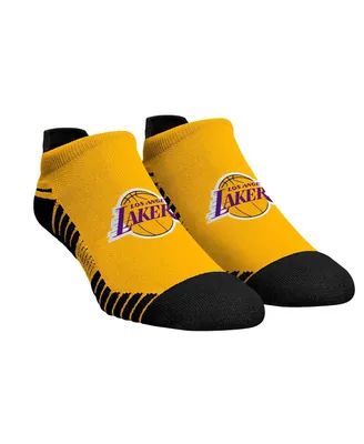 Men's and Women's Rock 'Em Socks Los Angeles Lakers Hex Performance Ankle Socks