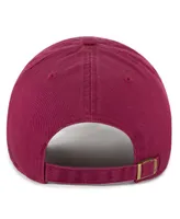 Women's '47 Brand Burgundy Washington Commanders Confetti Icon Clean Up Adjustable Hat