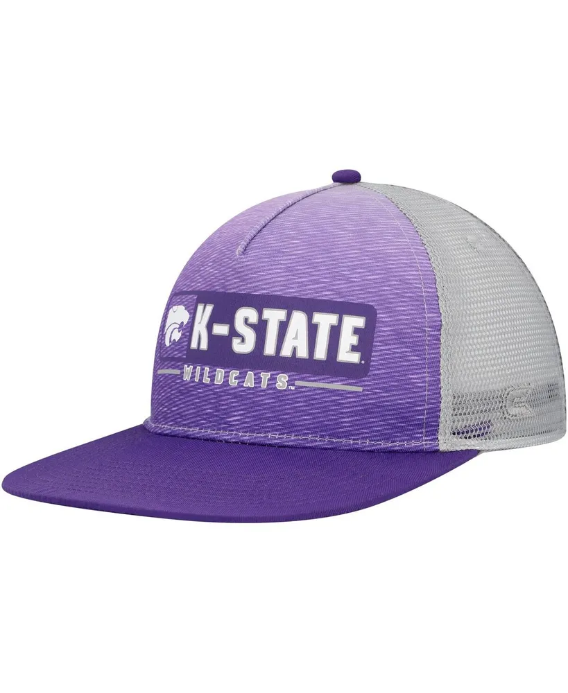 Men's Colosseum Purple, Gray Kansas State Wildcats Snapback Hat