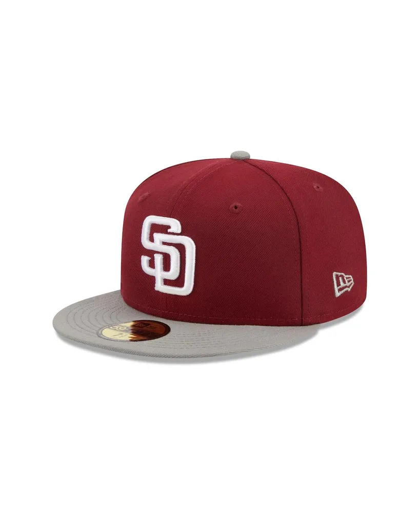 Men's New Era Gray San Diego Padres Color Pack 59FIFTY Fitted Hat