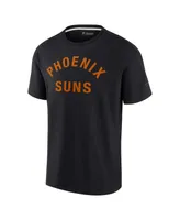 Men's and Women's Fanatics Signature Black Phoenix Suns Super Soft T-shirt