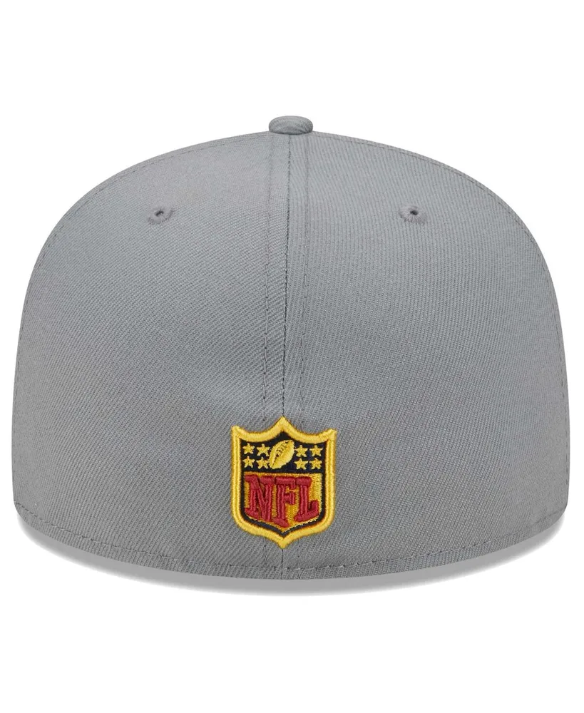 Men's New Era Gray Orleans Saints Color Pack 59FIFTY Fitted Hat