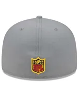 Men's New Era Gray Orleans Saints Color Pack 59FIFTY Fitted Hat