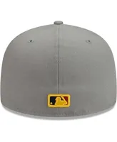 Men's New Era Gray Los Angeles Dodgers Color Pack 59FIFTY Fitted Hat