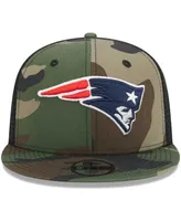 Big Boys and Girls New Era Camo New England Patriots Main Trucker 9FIFTY Snapback Hat