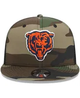 Big Boys and Girls New Era Camo Chicago Bears Alternate Logo Main Trucker 9FIFTY Snapback Hat