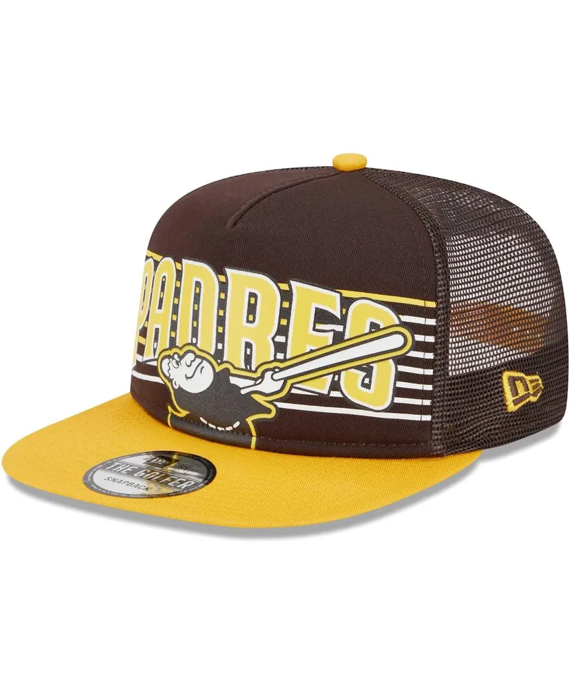 Men's New Era Brown San Diego Padres Team Rustic Trucker 9TWENTY