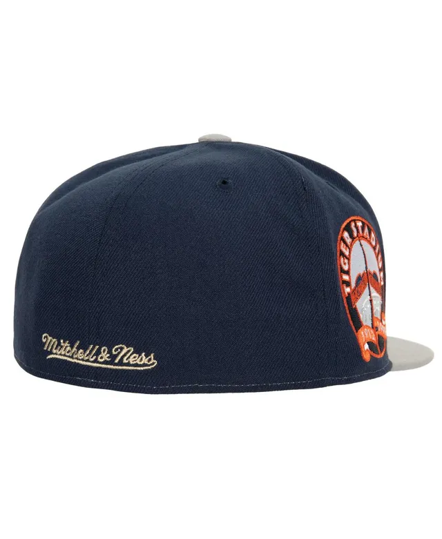 Mitchell & Ness Detroit Tigers Cooperstown Collection Away Snapback Hat in  Gray for Men