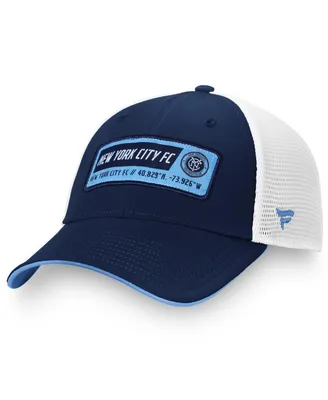 Men's Fanatics Navy New York City Fc Defender Adjustable Hat