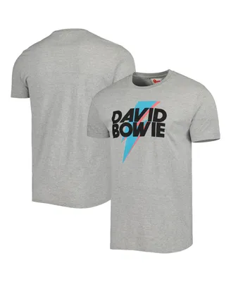 Men's and Women's American Needle Heather Gray David Bowie Brass Tacks T-shirt