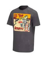 Men's Charcoal Zz Top Mescalero Washed Graphic T-shirt