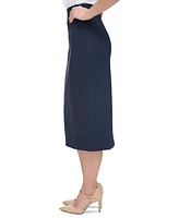 Tommy Hilfiger Women's Ponte Pencil Midi Skirt