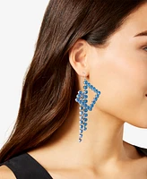 I.n.c International Concepts Crystal Linear Drop Earrings, Created for Macy's