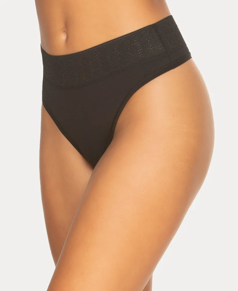 Ambrielle Women's High Waist Brief Shapewear Underwear Tummy Control,  Black, M 