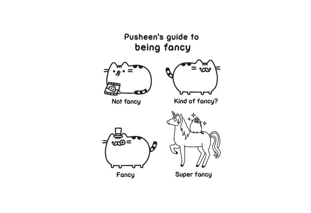 Pusheen Coloring Book by Claire Belton