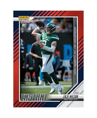 Zach Wilson New York Jets Fanatics Exclusive Parallel Panini America Instant Nfl Debut Single Rookie Trading Card - Limited Edition of 99