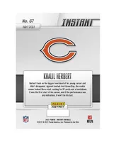 Khalil Herbert Chicago Bears Fanatics Exclusive Parallel Panini America Instant Nfl Week 6 1st Career Start Single Rookie Trading Card