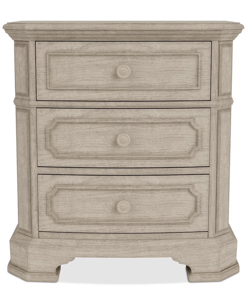 Kensington 3-Drawer Nightstand