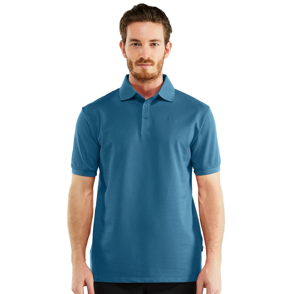 Men's Classic-Fit Cotton-Blend Pique Polo Shirt