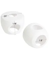 Jool Baby Toddler Door Knob Covers proof, for spherical/Round Doorknobs - Baby Safety (4 Pack)