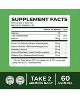 Nobi Nutrition Green Tea Fat Burner Gummies,60ct