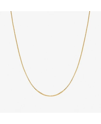 Ana Luisa Silver Box Chain Necklace - Jo Gold