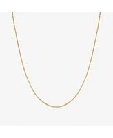 Ana Luisa Silver Box Chain Necklace - Jo Gold