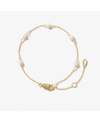 Ana Luisa Pearl Station Bracelet - Adelie