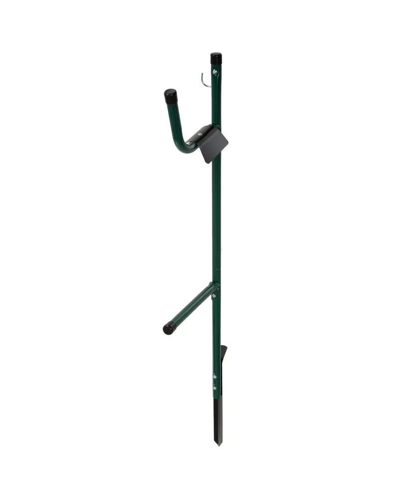 Stalwart Water Hose Holder Easy-to-Install Garden Hose Storage Metal Rack  with Stake - Outdoor Freestanding Hose Reel for Yard or Landscaping by  Stalwart