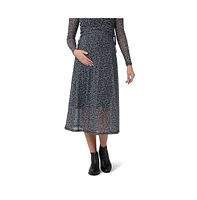 Ripe Maternity Maternity Ripe Layla A-Line Skirt Black/Storm