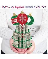 Big Dot of Happiness Ornaments - Diy Holiday and Christmas Party Money Holder Gift - Cash Cake - Assorted Pre