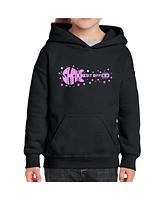 La Pop Art Girls Shake it Off Word Hooded Sweatshirt