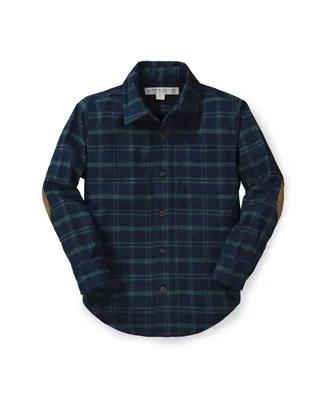 Hope & Henry Baby Boys Brushed Cotton Button Down Shirt