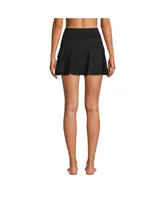 Lands' End Women's High Waisted Tulip Hem Swim Skort Bottoms with Pockets